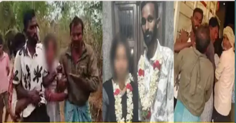 ದಾವಣಗೆರೆ ನ್ಯಾಯಾಲಯದ ಆವರಣದಲ್ಲಿ ಹೈಡ್ರಾಮಾ: ಪ್ರೀತಿಸಿ ಮದುವೆಯಾದ ಮಗಳನ್ನು ಸಿನಿಮೀಯ ಶೈಲಿಯಲ್ಲಿ ಎಳೆದೊಯ್ದ ತಂದೆ!