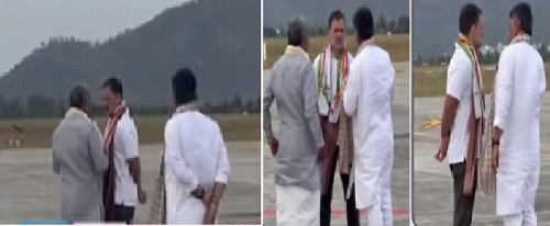 ಮೈಸೂರು: ಸಿಎಂ ಮತ್ತು ಡಿಸಿಎಂ ಜೊತೆ ಪ್ರತ್ಯೇಕ ಚರ್ಚೆ ನಡೆಸಿದ ಕೈ ನಾಯಕ ರಾಹುಲ್ ಗಾಂಧಿ